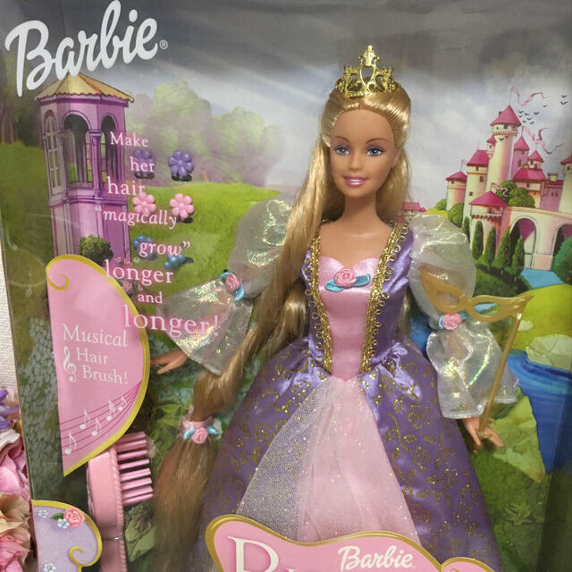 Barbie ペタルプリンセスドールとしてのバービーラプンツェルケリー