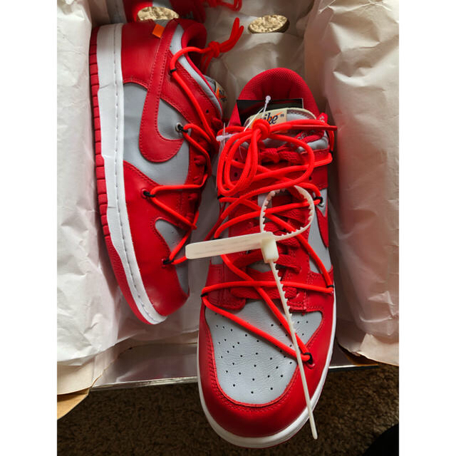 Nike Off-White Dunk Low University Red