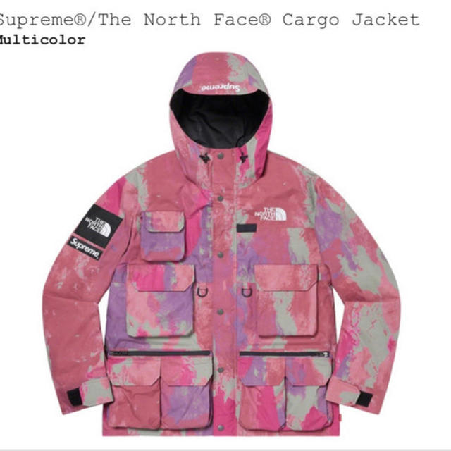 SupremeTNF Cargo Jacket Multicolor Small