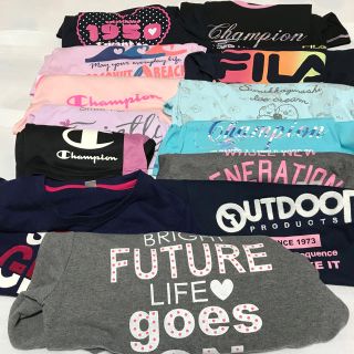 チャンピオン(Champion)の女の子 160cm  まとめ売り champion、outdoor、fila有り(Tシャツ/カットソー)