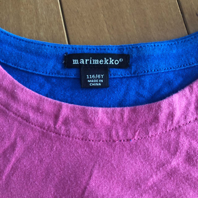 marimekko(マリメッコ)のマリメッコ　キッズTシャツ キッズ/ベビー/マタニティのキッズ服女の子用(90cm~)(Tシャツ/カットソー)の商品写真