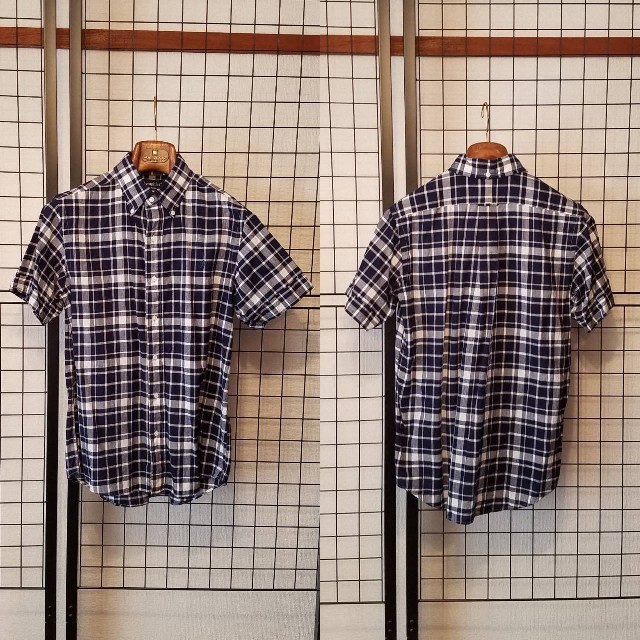 GYMPHLEX(ジムフレックス)の日本製 GYMPHLEX ワンポイント刺繍入り 半袖シャツ BD Shirt メンズのトップス(シャツ)の商品写真