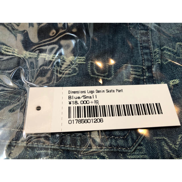 Sサイズ　新品　supreme denim skate pants blue