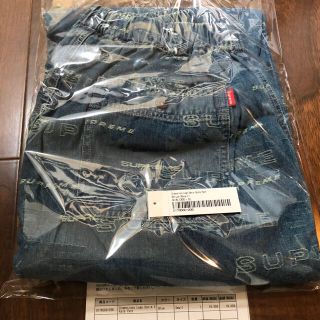 シュプリーム(Supreme)のSサイズ　新品　supreme denim skate pants blue(その他)