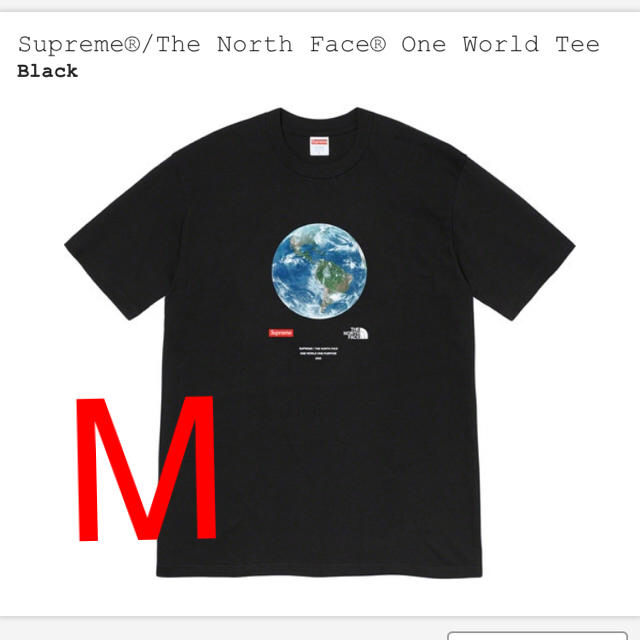 Supreme The North Face One World Tee M