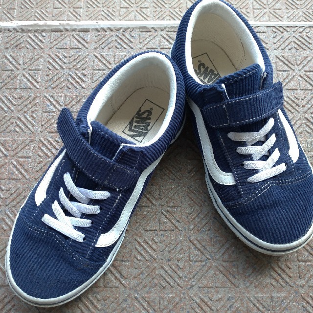 【新品未使用】VANS バンズ コーデュロイスニーカー ネイビー