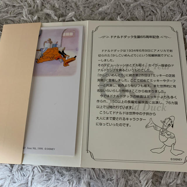 Disney(ディズニー)のディズニー　ドナルド　ハガキセット エンタメ/ホビーのコレクション(使用済み切手/官製はがき)の商品写真