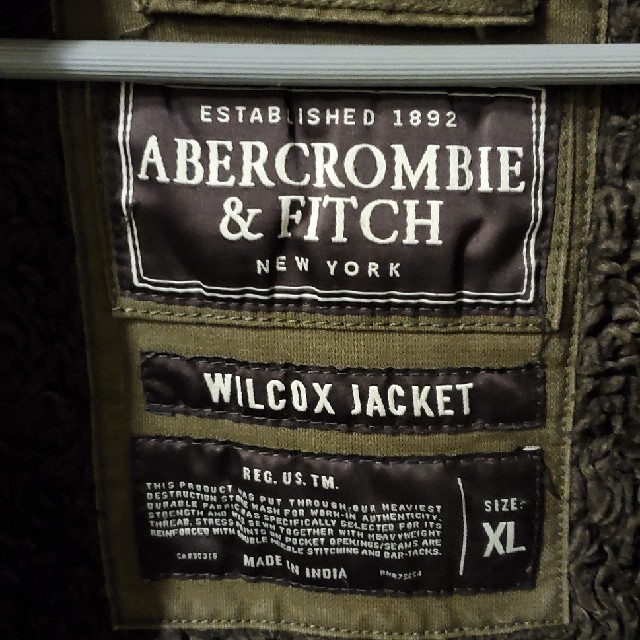 Abercrombie&Fitch(アバクロンビーアンドフィッチ)のアバクロンビー＆フィッチ WILCOX JACKET XLサイズ メンズのジャケット/アウター(ミリタリージャケット)の商品写真