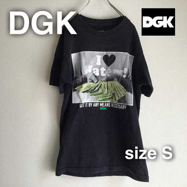 DGK(ディージーケー)のDGK Tシャツ S ブラック　グラフィック メンズのトップス(Tシャツ/カットソー(半袖/袖なし))の商品写真