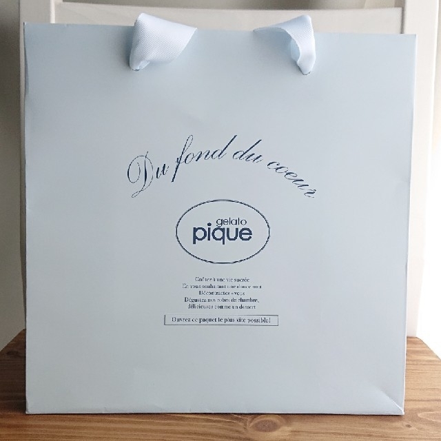 gelato pique(ジェラートピケ)のジェラートピケ ショッパー ギフトボックス レディースのバッグ(ショップ袋)の商品写真