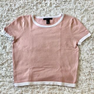 フォーエバートゥエンティーワン(FOREVER 21)のforever21 トップス クロップド丈 値下げ(Tシャツ(半袖/袖なし))