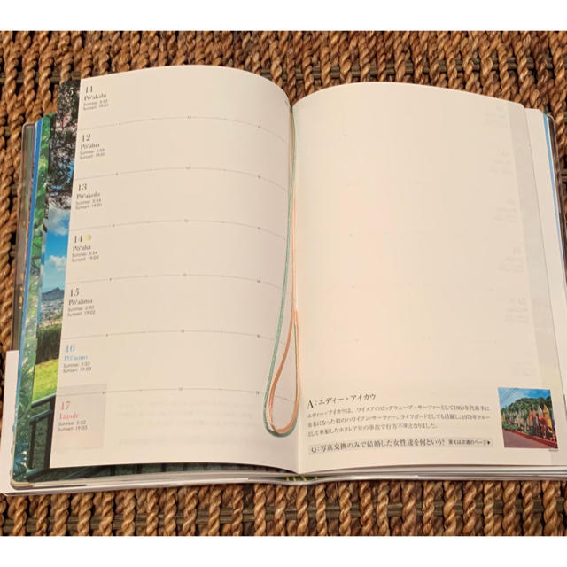 ハワイ手帳2020 B6版 インテリア/住まい/日用品の文房具(カレンダー/スケジュール)の商品写真