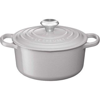 ルクルーゼ(LE CREUSET)の新品 ル・クルーゼ シグニチャー ココット・ロンド 18 cm ミストグレー(鍋/フライパン)