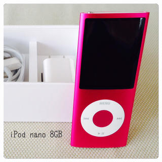 【美品】iPod nano 8GB(ポータブルプレーヤー)