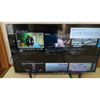 ソニー(SONY)の中古品 SONY製液晶テレビ KJ-43W730E リモコン付き(テレビ)