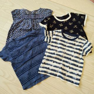 ユニクロ(UNIQLO)の90サイズ　UNIQLO　Tシャツ4枚セット　まとめ売り　女の子　ディズニー(Ｔシャツ)