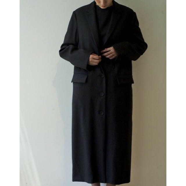 LYRICISM ロングチェスターコート レディースのジャケット/アウター(チェスターコート)の商品写真