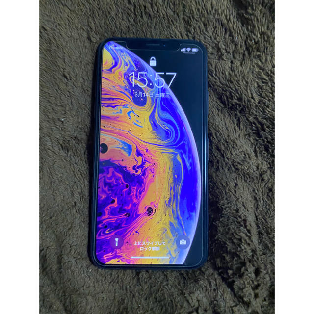 iPhone(アイフォーン)の【AppleCare付：国内版SIMフリーiPhone XS 512GB】 スマホ/家電/カメラのスマートフォン/携帯電話(スマートフォン本体)の商品写真