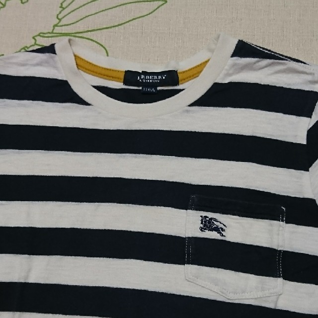 BURBERRY(バーバリー)のBURBERRY ボーダー 110A キッズ/ベビー/マタニティのキッズ服男の子用(90cm~)(Tシャツ/カットソー)の商品写真