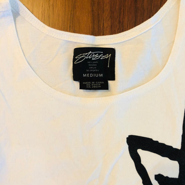 STUSSY(ステューシー)のstussy  タンクトップ　値下げ レディースのトップス(タンクトップ)の商品写真