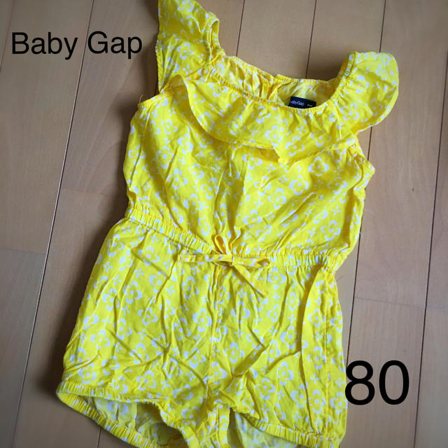 babyGAP(ベビーギャップ)のBabyGap ロンパース80 美品 キッズ/ベビー/マタニティのベビー服(~85cm)(ロンパース)の商品写真