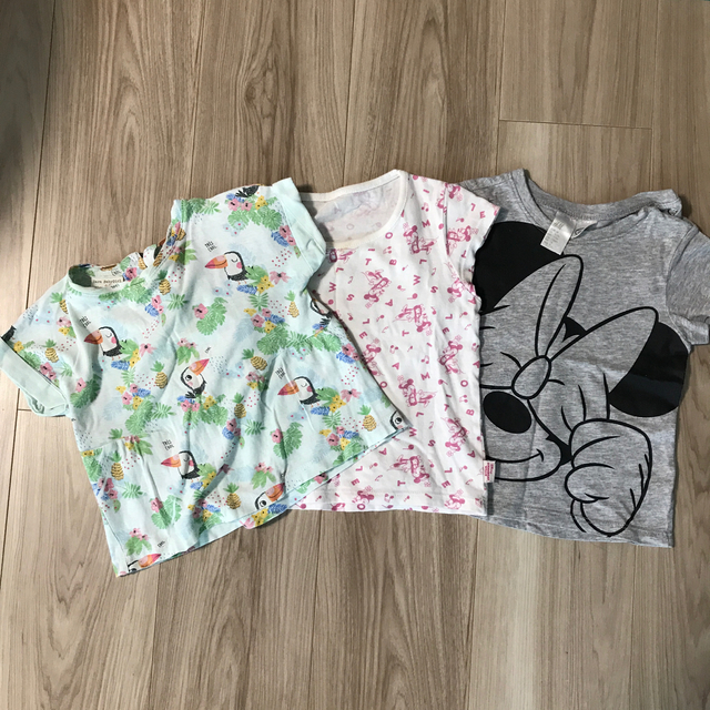 ZARA KIDS(ザラキッズ)の女の子　80   Tシャツ3枚 キッズ/ベビー/マタニティのベビー服(~85cm)(Ｔシャツ)の商品写真