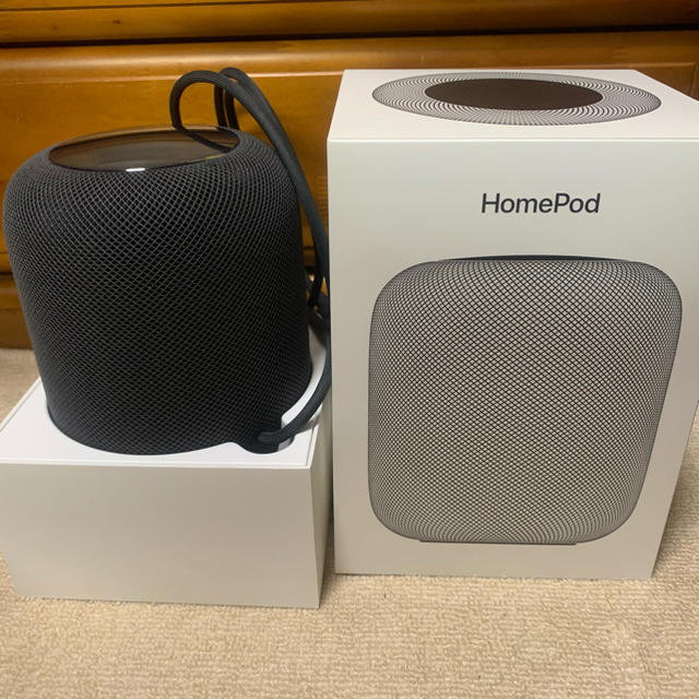 Apple HomePod ホームポッド　スペースグレー