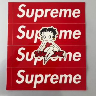 シュプリーム(Supreme)のベティ&ボックスステッカー(ノベルティグッズ)