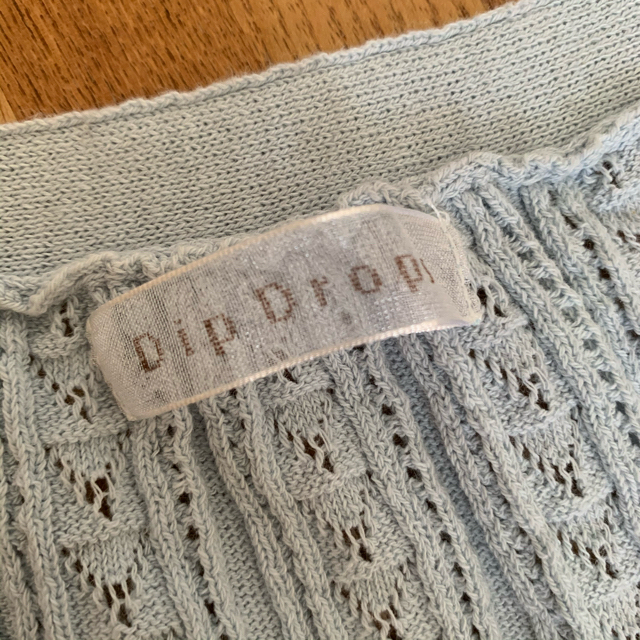 Dip Drops(ディップドロップス)のSALE⭐︎DipDorops♡透かし編みハートボタンカーデ レディースのトップス(カーディガン)の商品写真