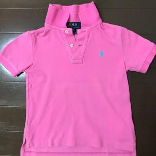 ポロラルフローレン(POLO RALPH LAUREN)のラルフローレン　半袖ポロシャツピンク　100(Tシャツ/カットソー)
