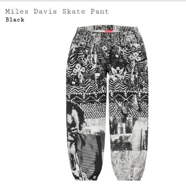 supreme Miles Davis Skate Pant black