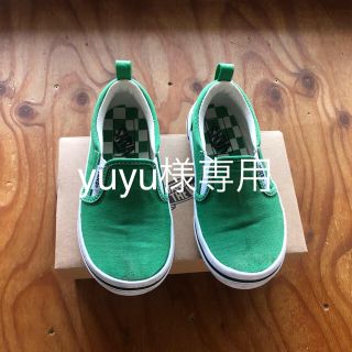 ヴァンズ(VANS)のyuyu様専用ページ　バンズ　キッズスニーカー　SLIPON 18cm(スニーカー)