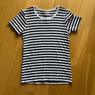 ムジルシリョウヒン(MUJI (無印良品))の無印良品　レディース半袖Ｔシャツ　【ボーダーＳ】(Tシャツ(半袖/袖なし))