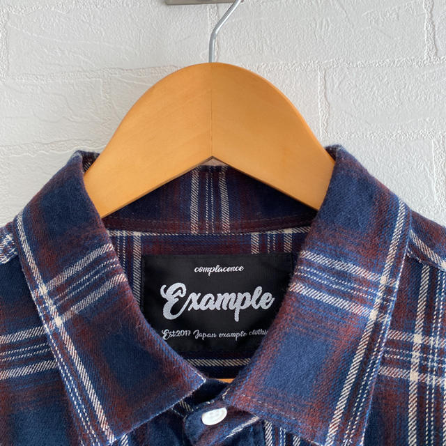 Supreme(シュプリーム)のEXAMPLE PLAID SHIRT / NAVY x RED メンズのトップス(シャツ)の商品写真