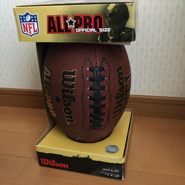 wilson - NFL ALL PRO Wilson official ball フットボールの通販 by genji. shop