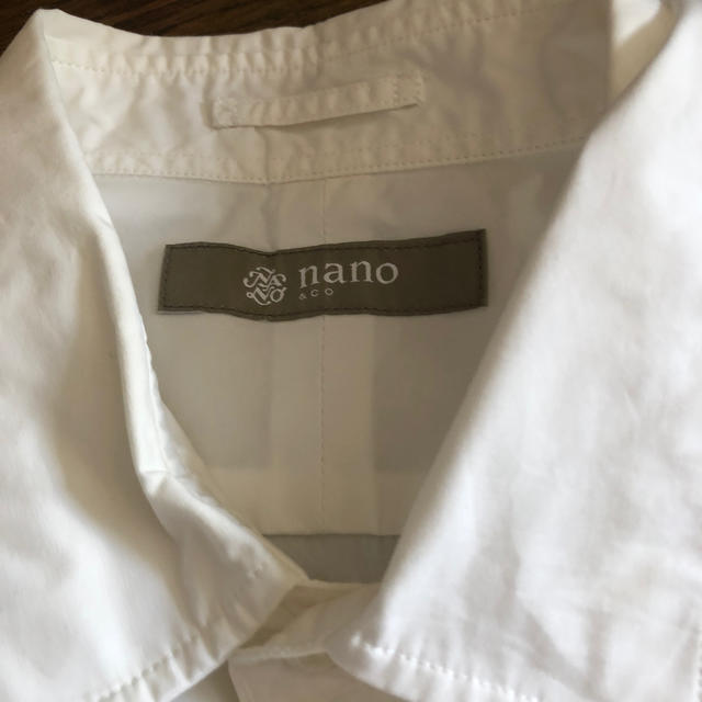 nano・universe(ナノユニバース)のナノユニバース　半袖シャツ　レディース　S レディースのトップス(シャツ/ブラウス(半袖/袖なし))の商品写真