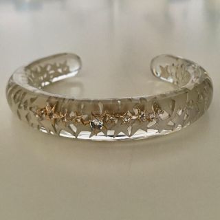 スタージュエリー(STAR JEWELRY)の難有 スタージュエリー 限定 アクリル バングル CLEAR ASTRONOMY(ブレスレット/バングル)