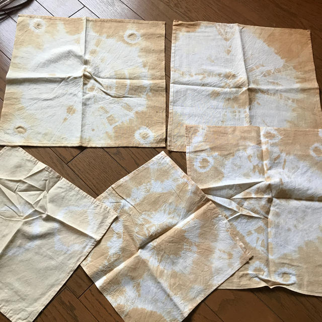 手作り玉ねぎ染め クロス5枚 www.lewaa.sa
