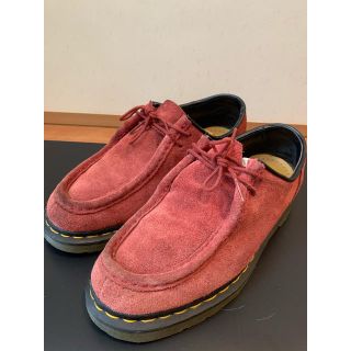 ドクターマーチン(Dr.Martens)のドクターマーチン　スウェード　ブーツ　2ホール　UK6 赤(ブーツ)