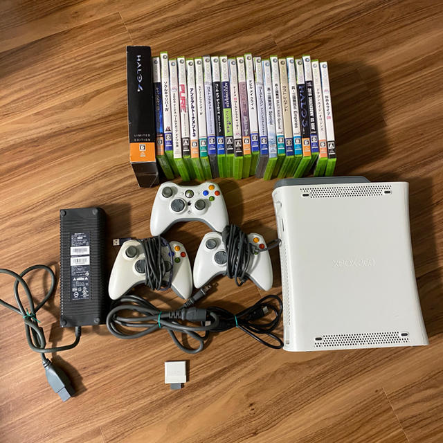 xbox360+コントローラー３つセット+ゲーム22本セット