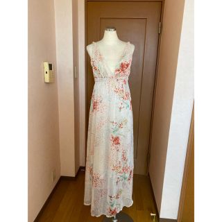 ルシェルブルー(LE CIEL BLEU)のsuck様専用✨良品★ルシェルブルー 花柄ワンピース(ロングワンピース/マキシワンピース)