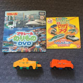 マクドナルド(マクドナルド)のマクドナルド　おもちゃ　へんしんミニカー2個　DVD2枚(ミニカー)