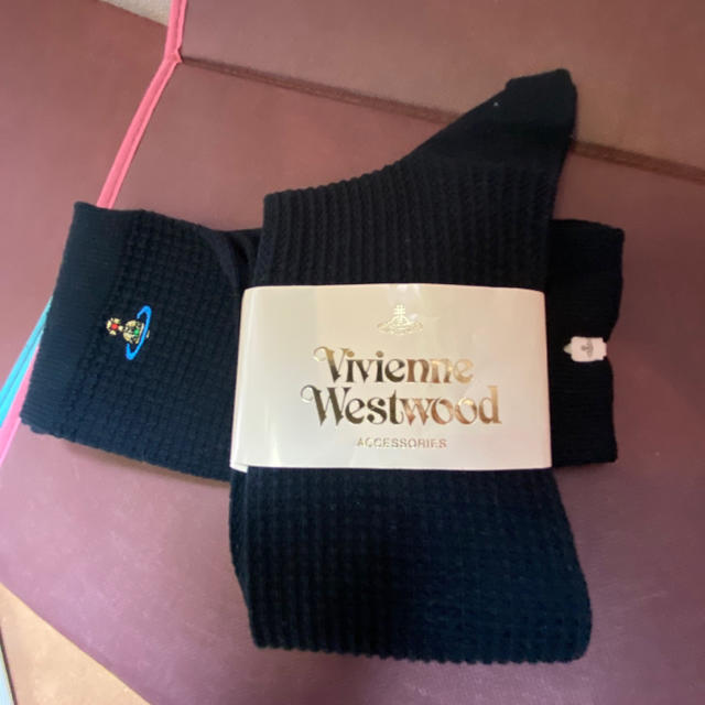 Vivienne Westwood(ヴィヴィアンウエストウッド)のVivienne Westwood オーバーニー　二足セット レディースのレッグウェア(ソックス)の商品写真