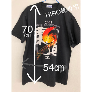 ミズノ(MIZUNO)のHIRO様専用！未使用♢柔道Tシャツ　Lサイズ(Tシャツ/カットソー(半袖/袖なし))