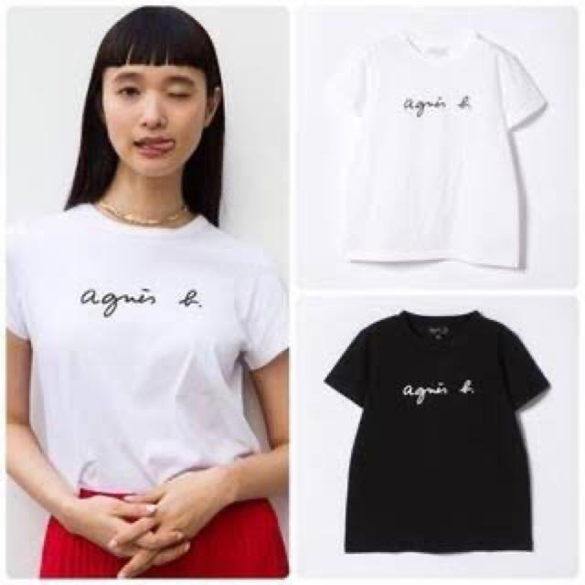 agnes b.(アニエスベー)の<flower様専用>【agnes b.】ボックスロゴTシャツ レディースのトップス(Tシャツ(半袖/袖なし))の商品写真