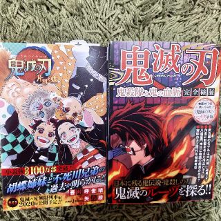 シュウエイシャ(集英社)の鬼滅の刃 片羽の蝶(小説版)   鬼殺隊と鬼の血脈完全検証の2冊セット(少年漫画)