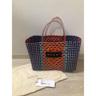 マルニ(Marni)の※maaaai様専用　【美品】マルニ　ピクニックバッグ(かごバッグ/ストローバッグ)