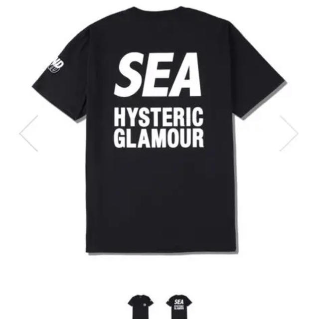 GDC(ジーディーシー)のWIND AND SEA hysteric glamor コラボTシャツLサイズ メンズのトップス(Tシャツ/カットソー(半袖/袖なし))の商品写真