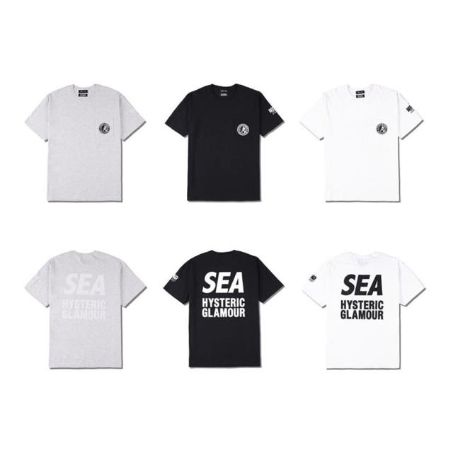 GDC(ジーディーシー)のWIND AND SEA hysteric glamor コラボTシャツLサイズ メンズのトップス(Tシャツ/カットソー(半袖/袖なし))の商品写真