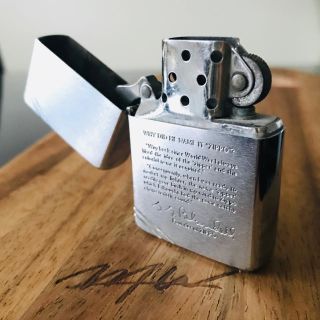 ジッポー(ZIPPO)のZIPPO ジッポー 創業者サイン 1937 レプリカ ダイアゴナルライン(タバコグッズ)